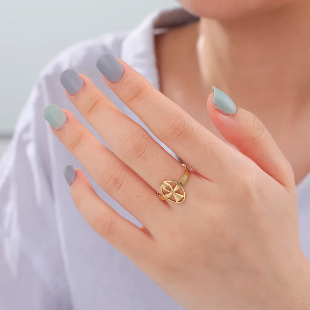 The Cross - open ring