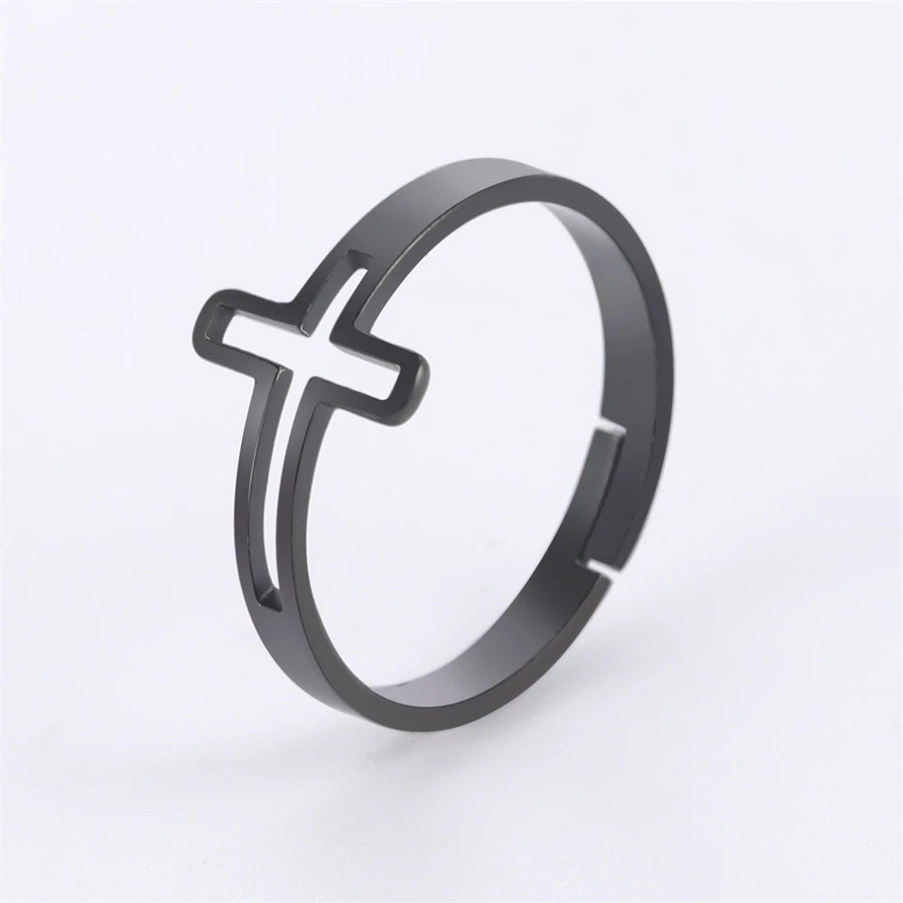 The Cross - open ring